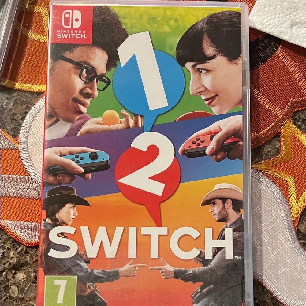 Nintendo 1-2-Switch Game - Red, Blue, White